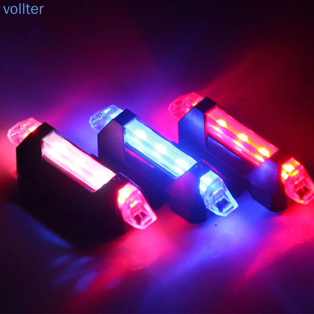 Đèn Led 5 Bóng Gắn Đuôi Xe Đạp Chất Lượng Cao