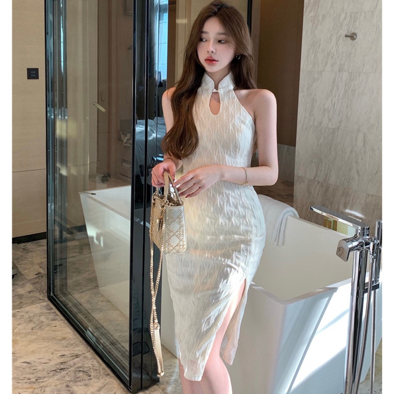 Đầm Midi Sát Nách Thiết Kế Xẻ Hợp Thời Trang