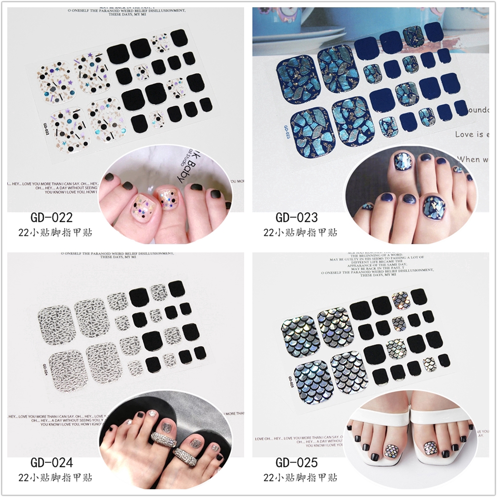 Miếng Dán Trang Trí Móng Tay 3D GD018-033