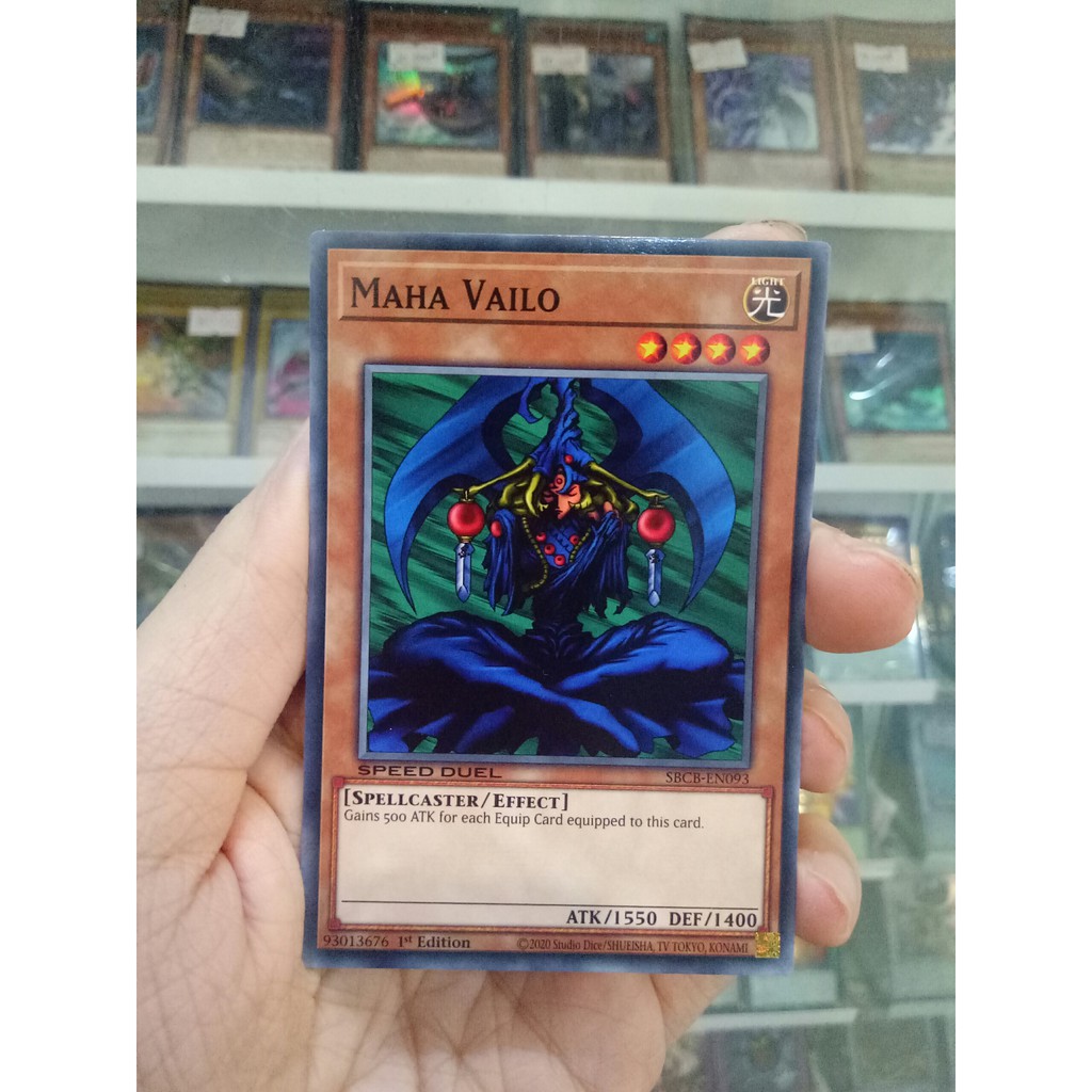 Thẻ Bài Lẻ YugiOh! Mã SBCB-EN093 - Maha Vailo - Common - 1st Edition