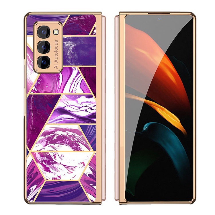 Ốp Điện Thoại Mặt Kính Chống Sốc Cho Samsung Galaxy Z Fold 3 5g