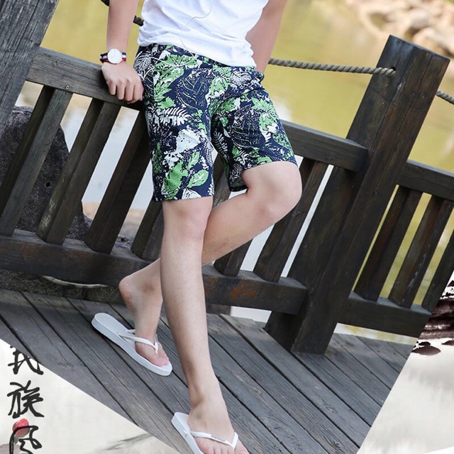 Quần đùi vải đũi nam