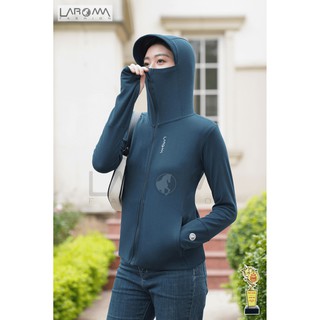 Áo chống nắng nữ cotton Laroma  UPF50+ | Làm mát | Kháng khuẩn | Khử mùi