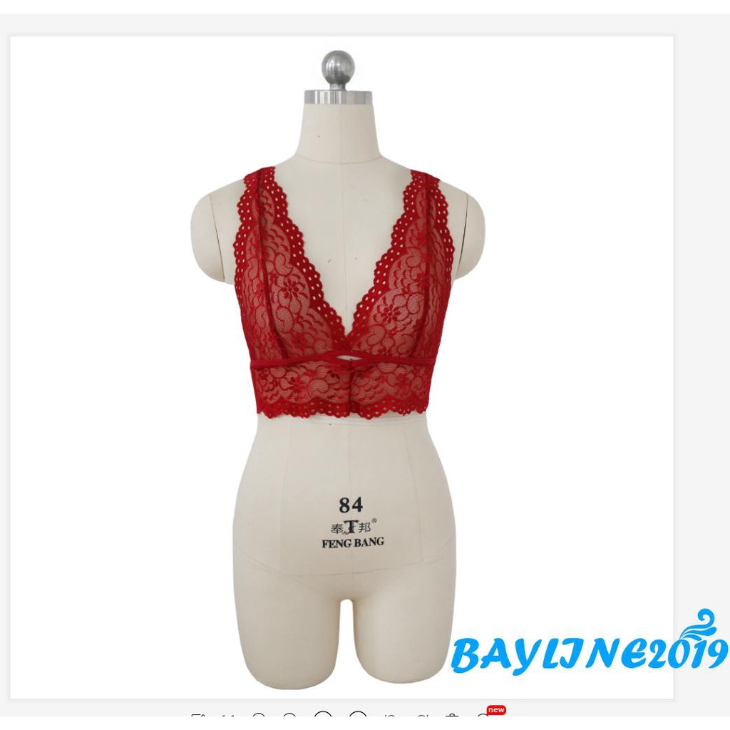 Áo Lót Phối Ren Họa Tiết Hoa Gợi Cảm Cho Nữ