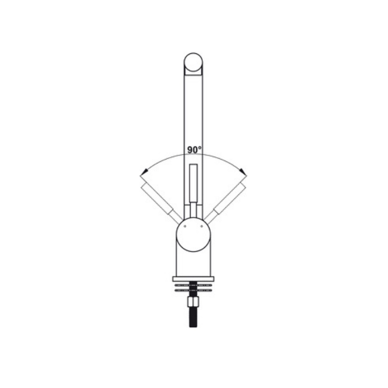 Vòi Rửa Chén Hafele HT21-CH2F271 577.55.210 - Tích Hợp Đường Nước Uống - Bảo Hành 2 Năm