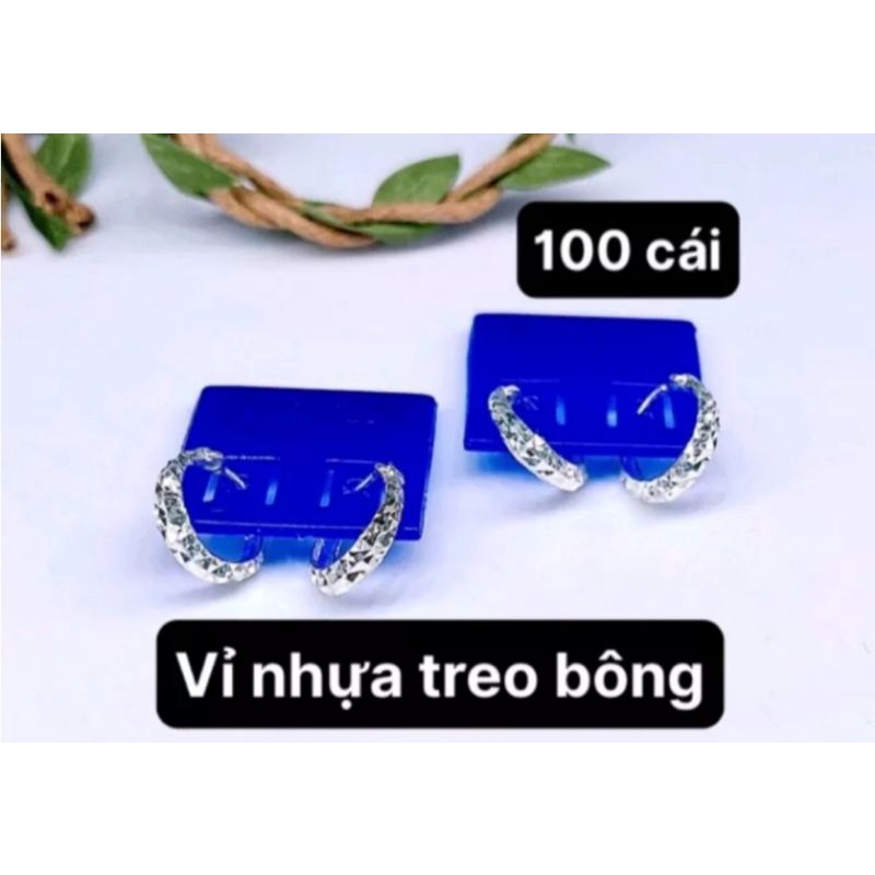 Khay mica trưng vỉ bông tai