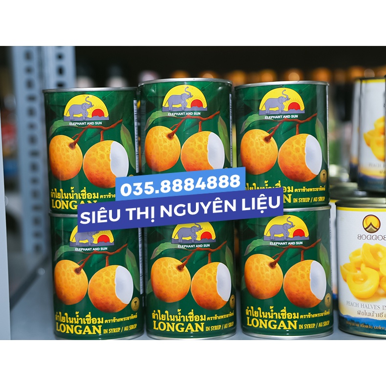 Nhãn ngâm con voi Thái Lan - 585gr