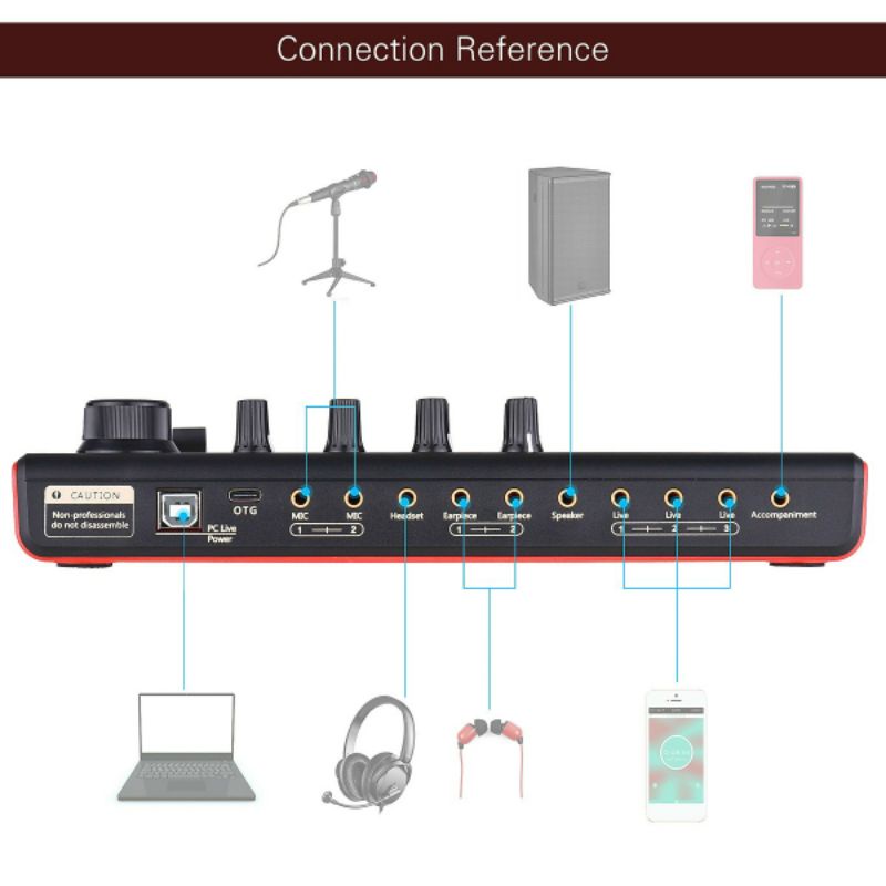 Combo hát livestream mic AT100 chính hãng + sound card k300 + kẹp mic màng lọc (tặng tai nghe)