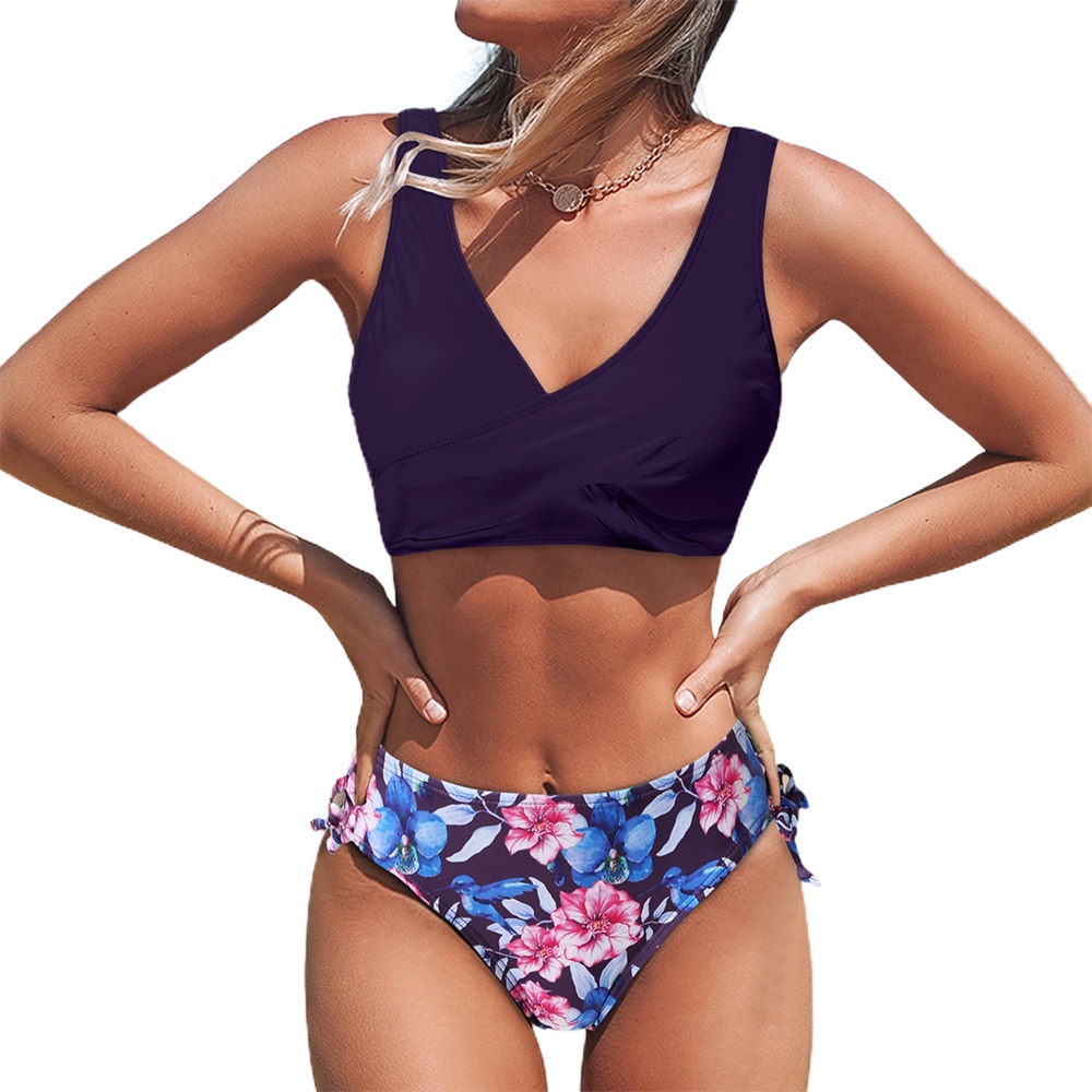 Bộ Đồ Bơi Bikini Hai Mảnh Nhiều Màu Sắc Gợi Cảm Dành Cho Nữ