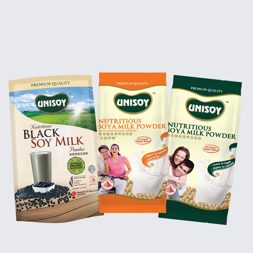 Bột đậu nành hữu cơ Unisoy - không đường