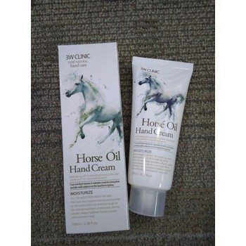 Hộp 100ml- Kem dưỡng da tay chiết xuất MỠ NGỰA 3W Clinic
