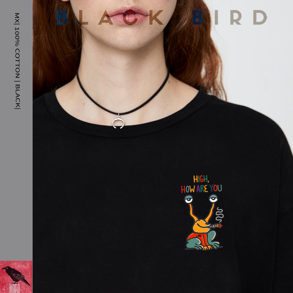 [280g] Áo Thun High, how are you? - Streetwear Unisex áo thun dày dặn cao cấp - Form rộng