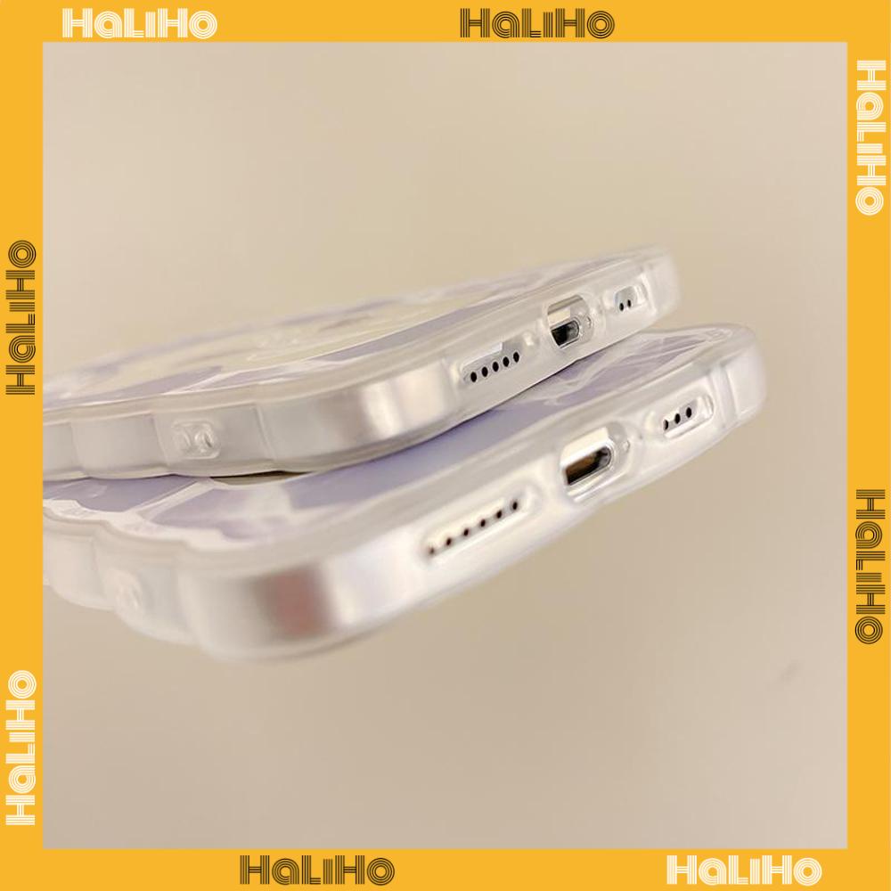 Ốp điện thoại silicon mềm kiểu gợn sóng họa tiết hoa thích hợp cho iPhone 13 Pro Max 12 Pro Max 11 7 Plus xr xs max