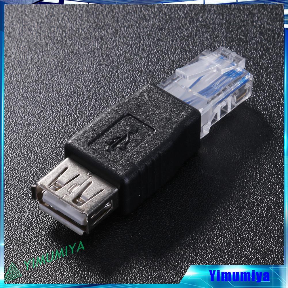 Đầu dây cáp chuyển đổi từ Ethernet RJ45 đực sang USB cái mạng LAN nhỏ gọn tiện dụng | WebRaoVat - webraovat.net.vn