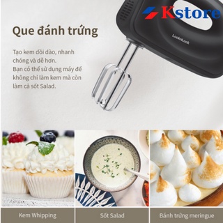 Máy Đánh Trứng Lock&Lock Hand Mixer EJM501DGRY (300W)