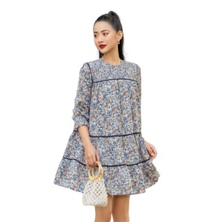 Olv - đầm fleur drop waist dress