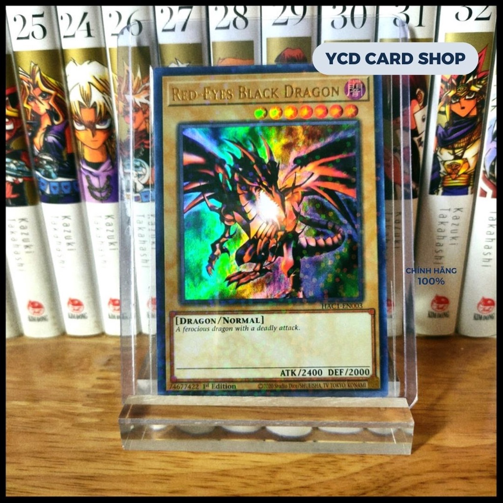 Thẻ bài Yugioh Chính Hãng Red-Eyes Black Dragon – Duel Terminal Ultra Parallel Rare