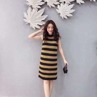 Combo váy len kẻ