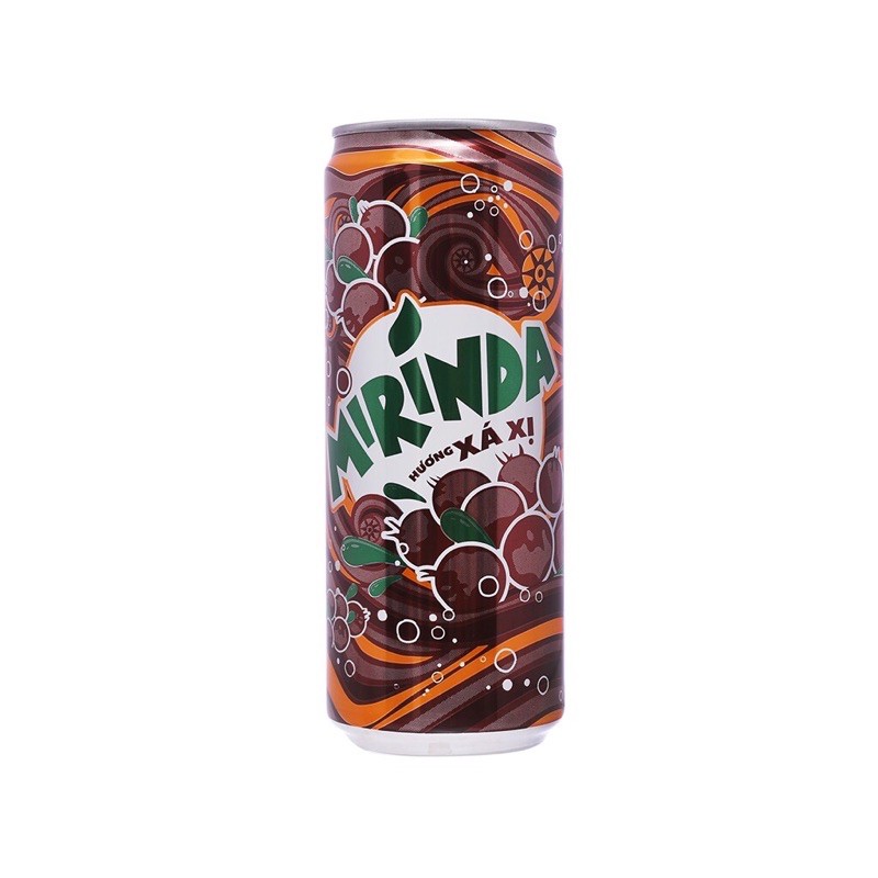 Nước ngọt Mirinda xá xị lon 330ml