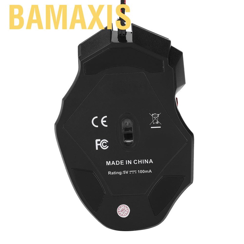 Chuột Quang Chơi Game Bamaxis Qinmei Hxsj 5-le 1000-5500dpi