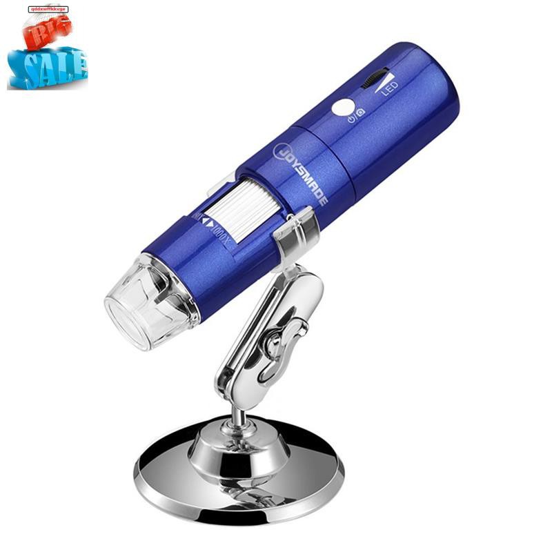 Wireless Wifi USB Digital Microscope Portable with 2MP,1080P HD,1000x Magnification and Mini Pocket Rechargeable Kids Microscope for iPhone/iPad/Android phone/Windows/Mac