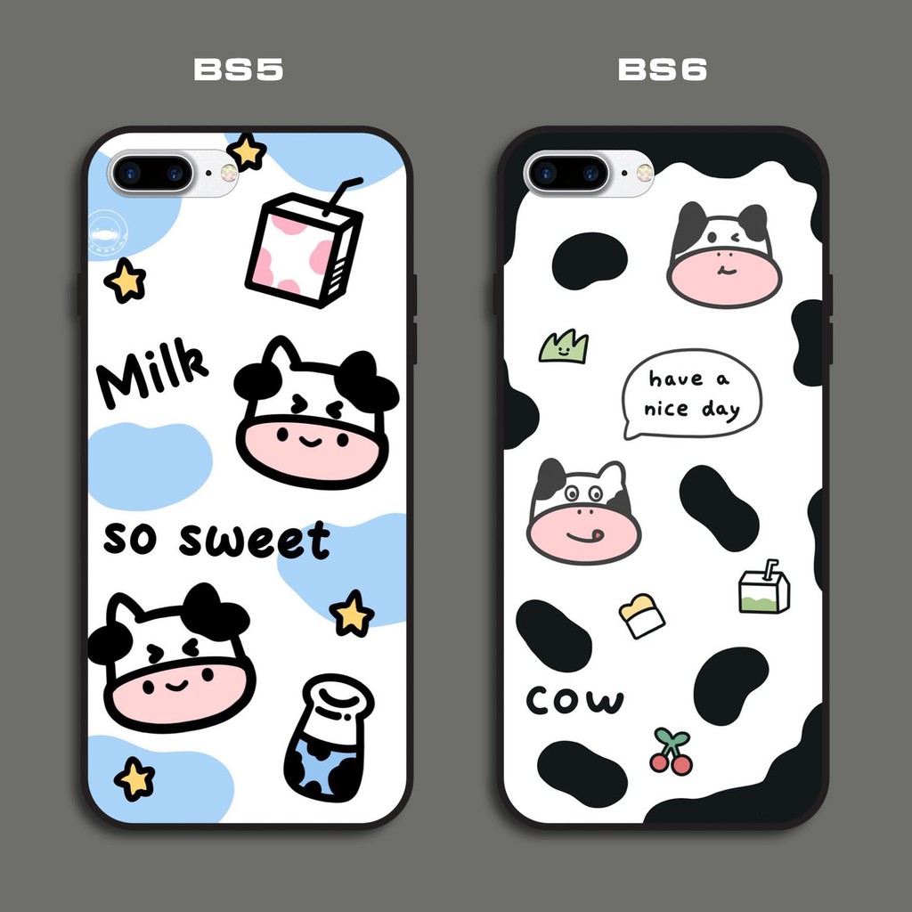Ốp lưng Samsung A01/ A01 Core/ A02s/ A10/ A10s in hình bò sữa cute | BigBuy360 - bigbuy360.vn