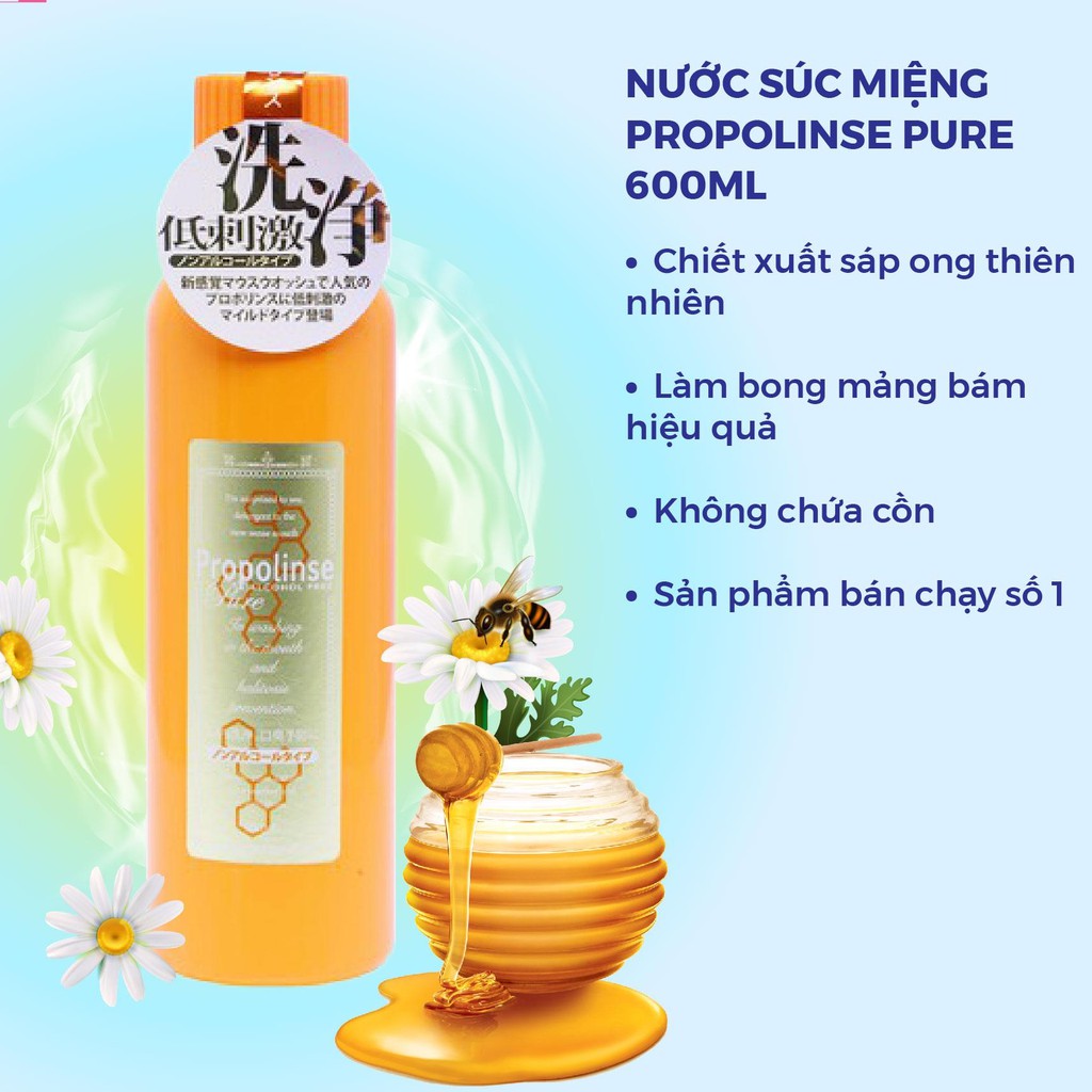 Nước Súc Miệng Propolinse 600ml - Nhật Bản