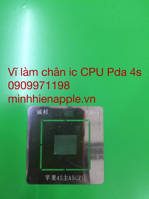 Vĩ làm chân PDA iphone A5 6 7 8 9 10 11