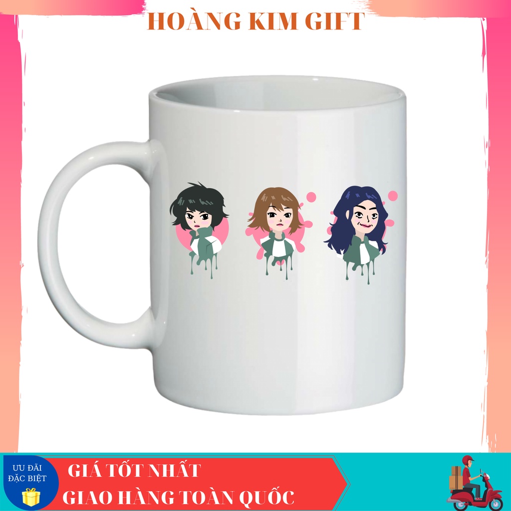 Cốc sứ, Ly sứ in hình Squid Game giá rẻ
