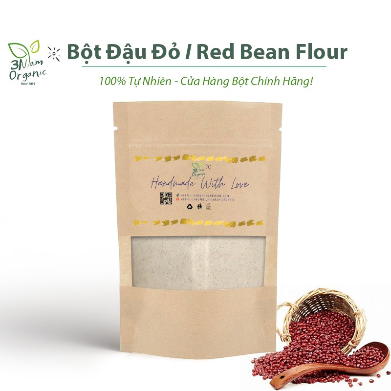 Bột Đậu Đỏ Dưỡng Da - 3nfam.organic