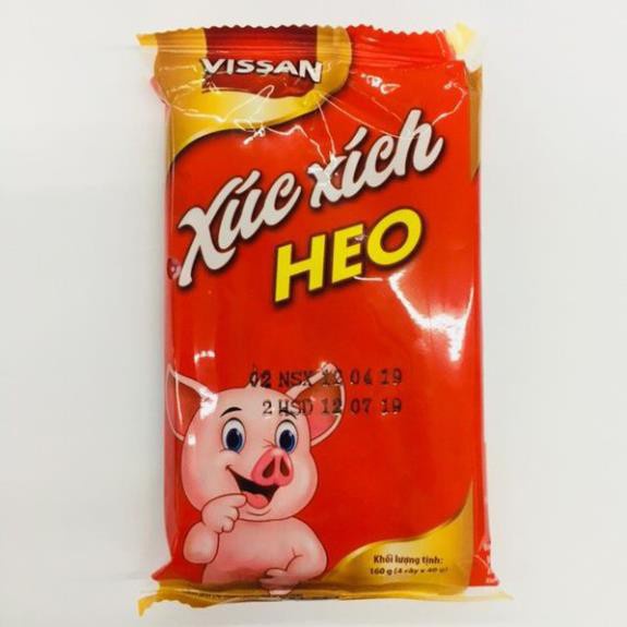 Xúc Xích Vissan Ăn Liền/ Xúc Xích Tiệt Trùng Heo - Bò 160g