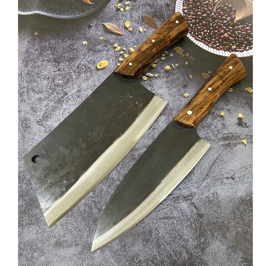 Bộ Dao Bếp Siêu Bền Chính Hãng Mộc Nhiên Phúc Sen Mã BO25
