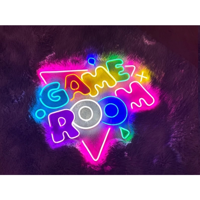 Đèn led neon chữ cái ghép tên theo yêu cầu, chữ led neonsign decor phòng ngủ, góc làm việc