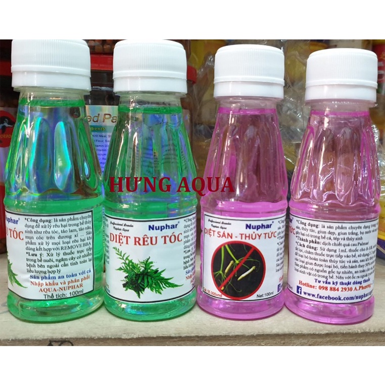 Diệt Sán, diệt giun, Thuỷ Tức Nuphar | Chế Phẩm Sinh Học Diệt Mọi Sinh Vật Gây Hại cho Bể Cá, Tép - Bể Thuỷ Sinh