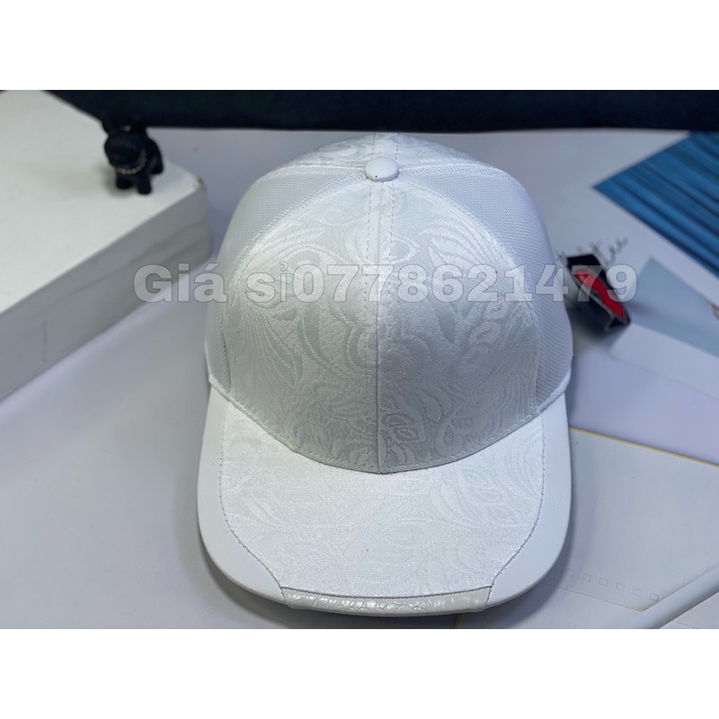 Nón kết snapback hoa văn vá lưới hông 96 thời trang nam