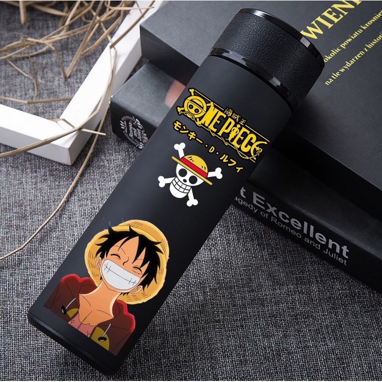 Bình giữ nhiệt thông minh bằng thép không rỉ One Piece và Naruto cực kỳ dễ thương