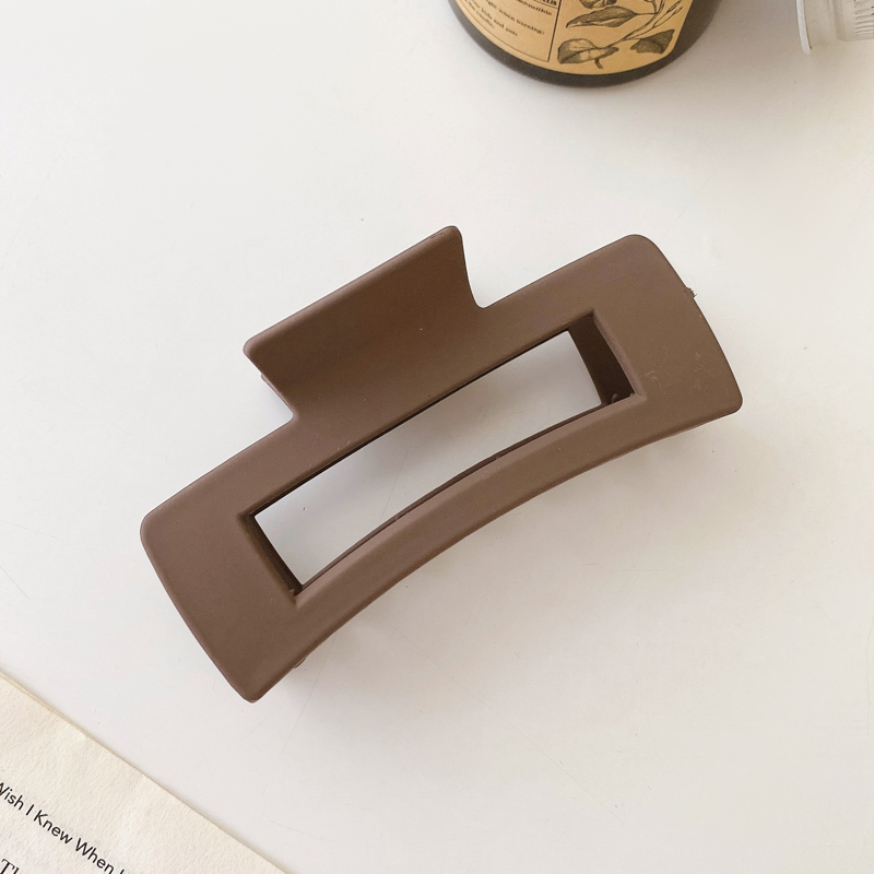 Kẹp Tóc Acrylic Hình Vuông Thiết Kế Đơn Giản Phong Cách Hàn Quốc