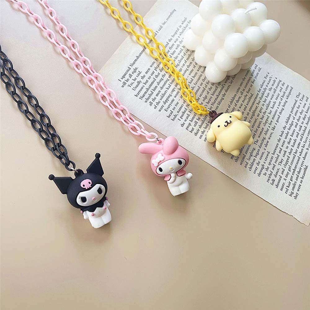 MOCHO Vòng Cổ Choker Bằng Nhựa Acrylic In Họa Tiết Hoạt Hình Phong Cách Hàn Quốc Cho Nữ