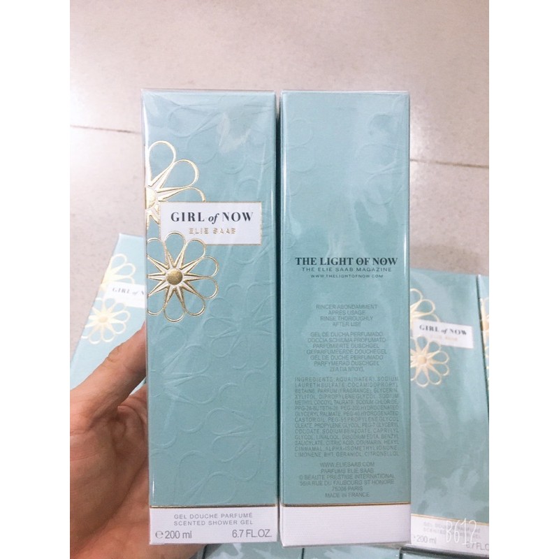 Sữa tắm hương nước hoa Elie Saab Girl of Now Scented Shower Gel 200ml