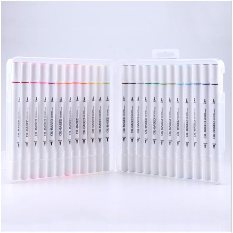 Bút màu Marker 24 màu Baoke gốc dầu MP2923-24