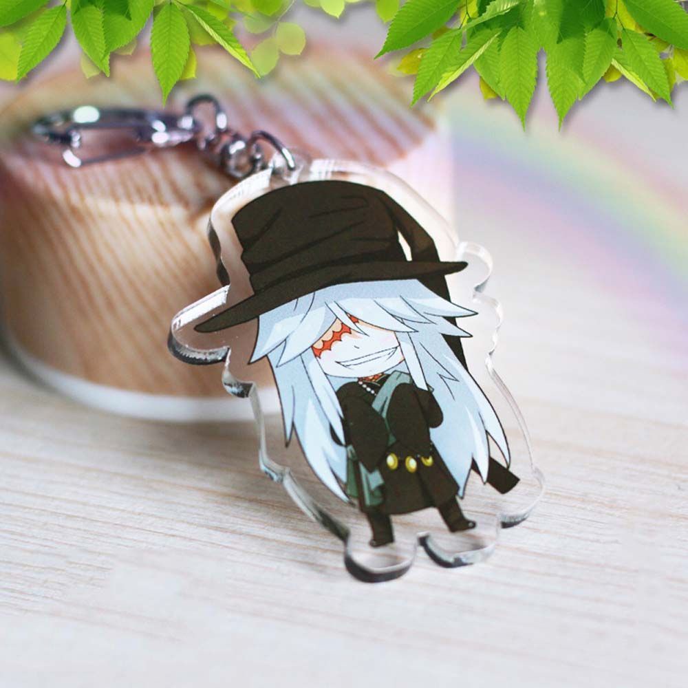Móc Khóa Họa Tiết Nhân Vật Hoạt Hình Kuroshitsuji Sebastian1