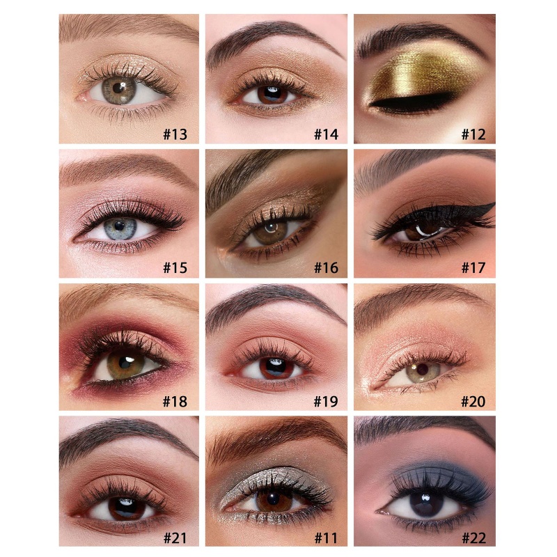 Bảng Phấn Mắt 12 Màu Chống Nước Lâu Trôi Tiện Dụng