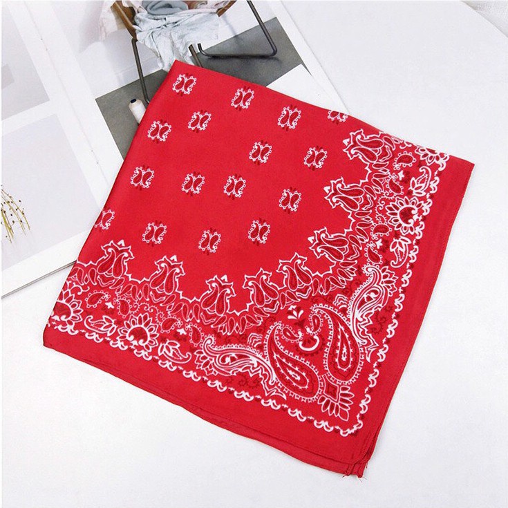 Khăn bandana lụa vuông size 50*50cm - Mã 5001