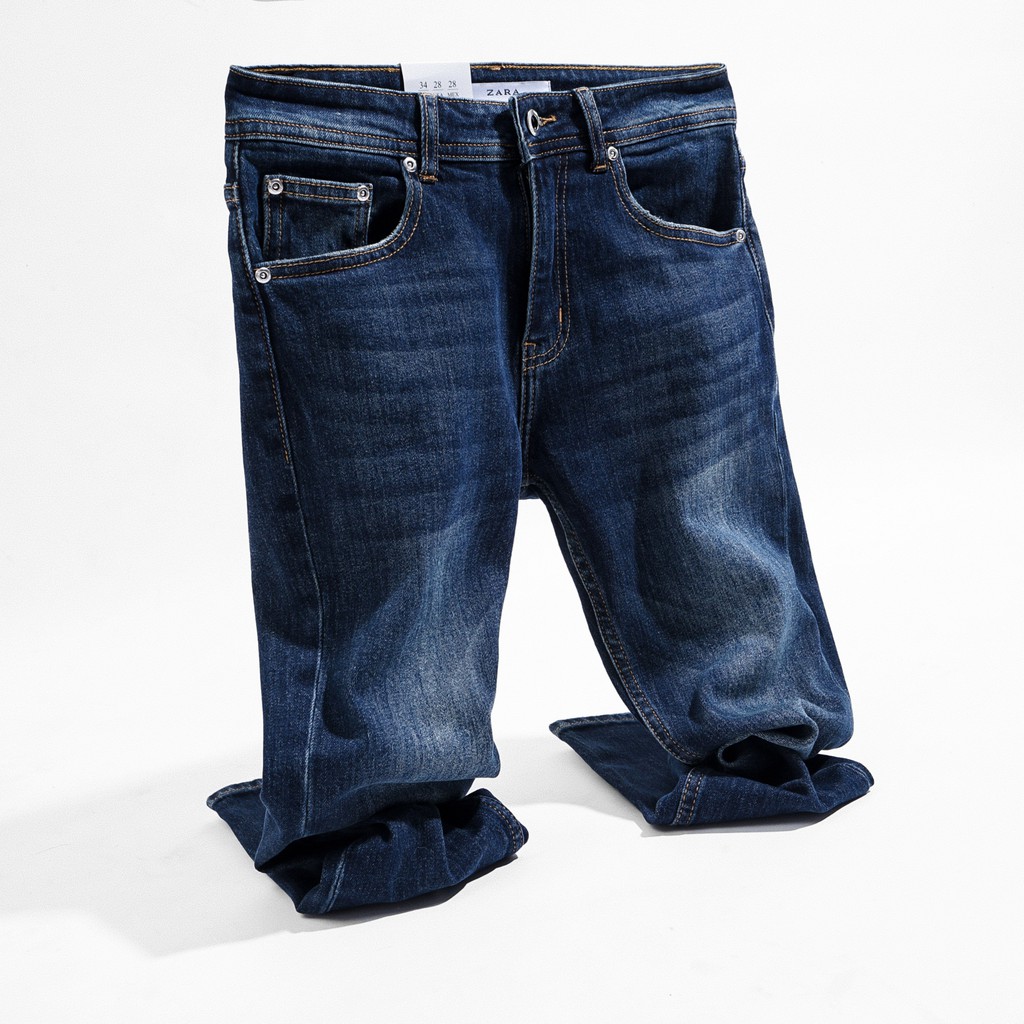 Quần Jeans ZR dư xịn Made in Việt Nam(Form Slimfit,chất vải co dãn,ống quần 15-18cm)-462