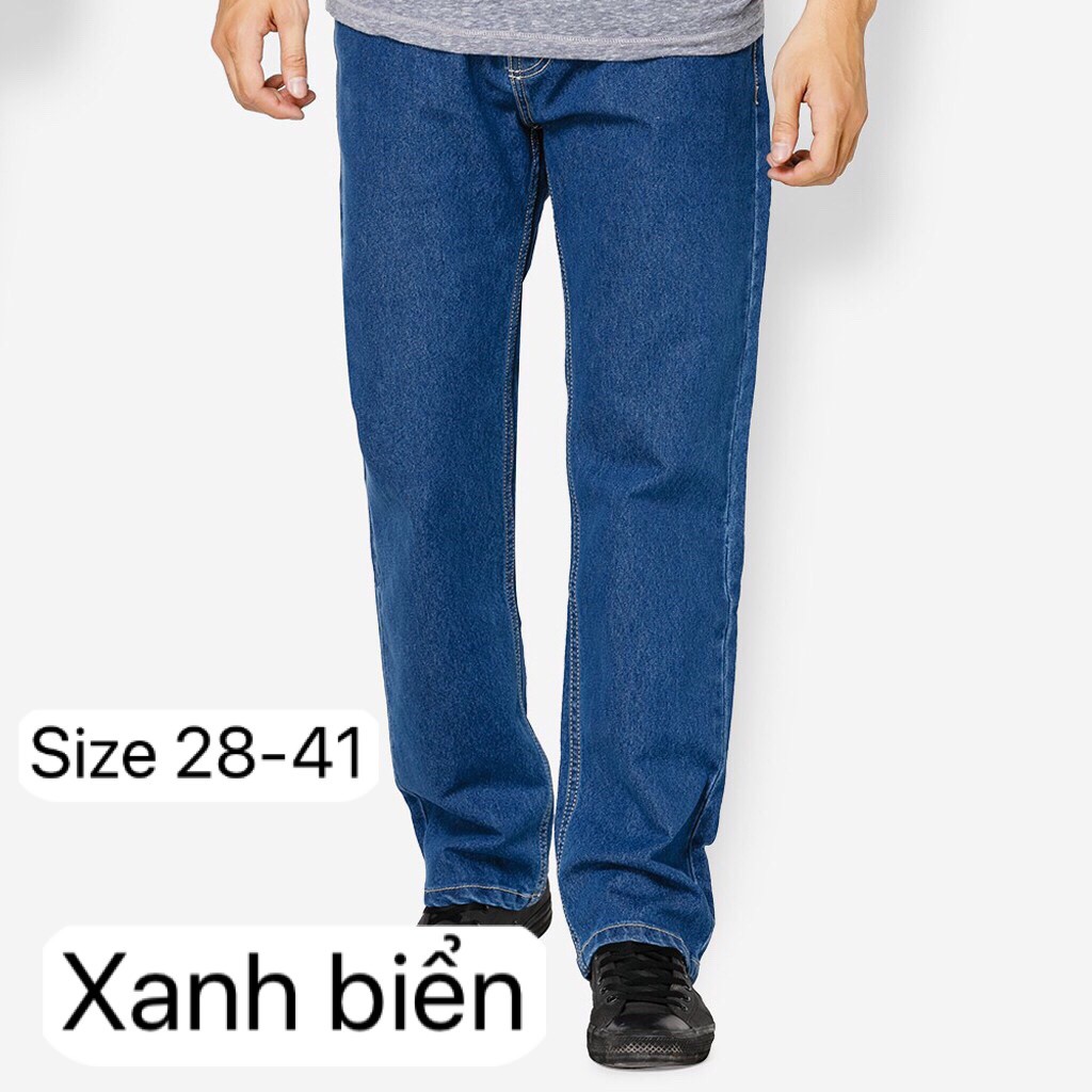 Quần Jeans Nam Ống Suông Bigsize QN5011