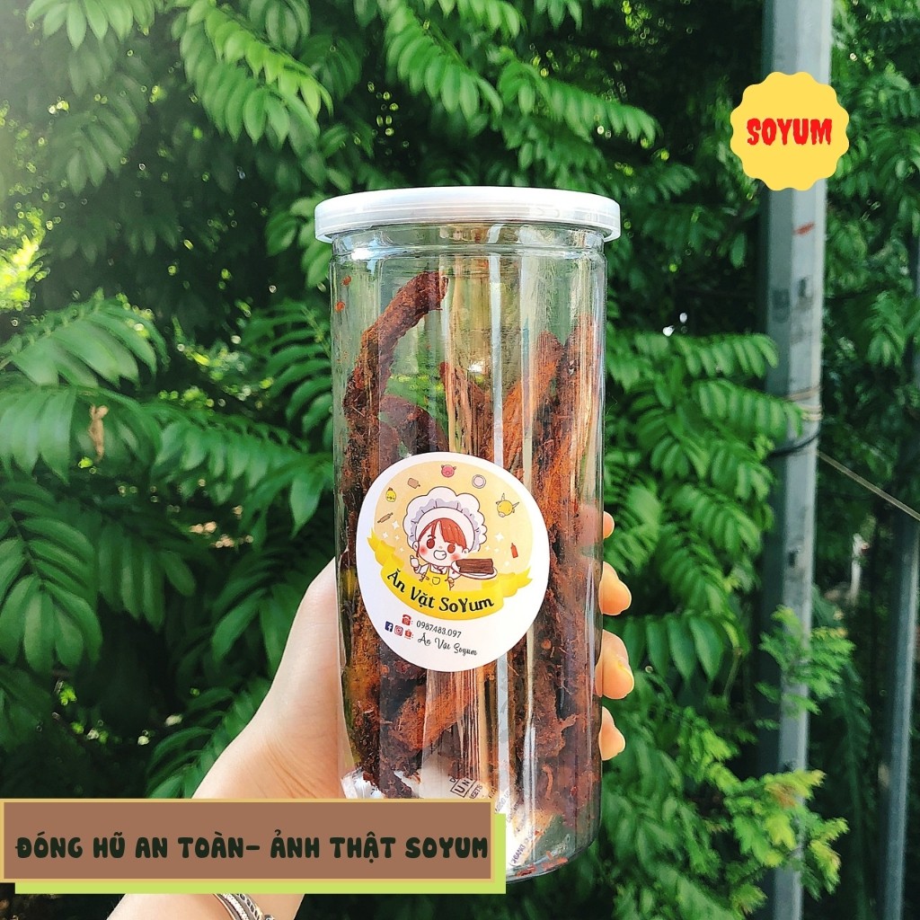 Khô bò que 270g, ăn vặt Soyum vừa ngon vừa rẻ | BigBuy360 - bigbuy360.vn