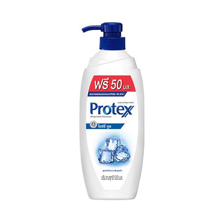 Sữa tắm Protex diệt khuẩn 99.9% Icy Cool cực mát lạnh chai 450ml tặng kèm 50ml