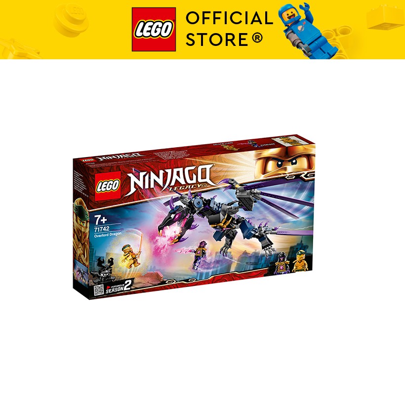 LEGO NINJAGO 71742 Rồng Đen Của Chúa Tể Overlord ( 372 Chi tiết)