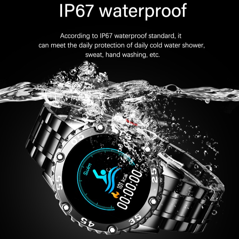 Đồng hồ thông minh LIGE chống thấm nước đa năng thời trang thể thao