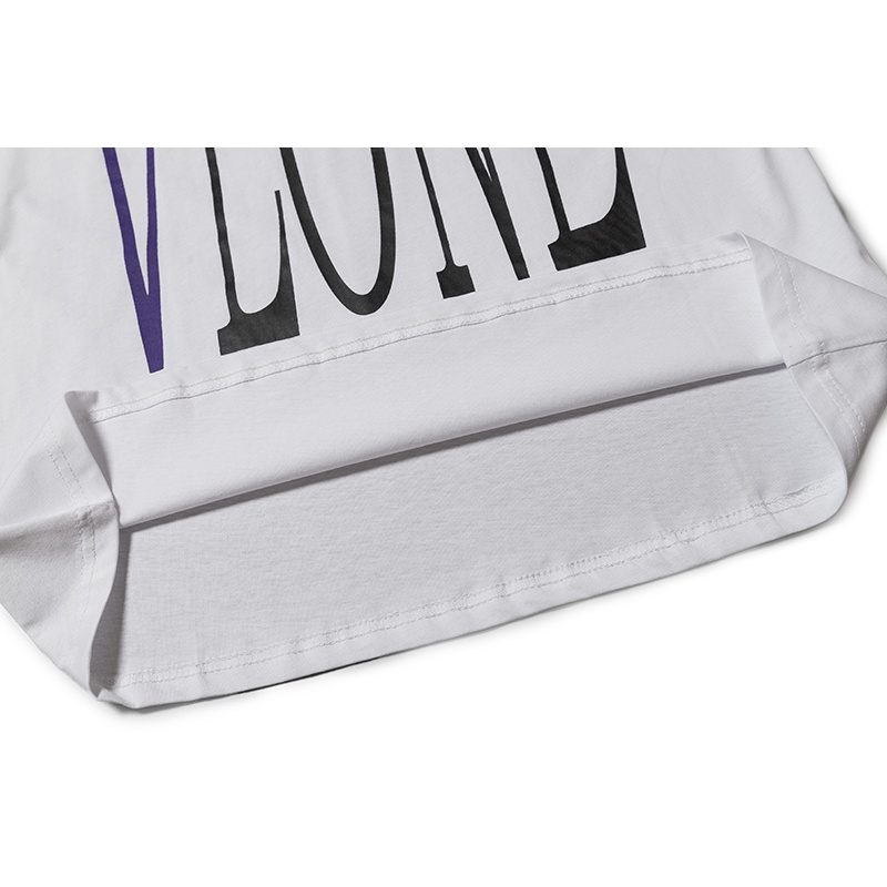 Áo Thun Tay Ngắn In Chữ Vlone Trẻ Trung Hợp Thời Trang